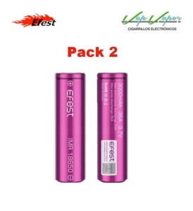 PACK 2 Batería / Pila IMR 18650 Efest 3000mah 35A