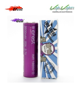 Batería / Pila IMR 18650 Efest 3500mah 20A 3,7v Li-Mn