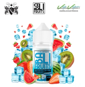 AROMA Watermelon + Kiwi + Strawberry Super Ice 30ml (en botella de 30ml)- Bali Fruits by Kings Crest 