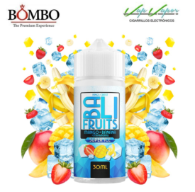 AROMA Mango Banana Strawberry SUPER ICE 30ml (en botella de 120ml) Longfill BALI FRUITS Kings Crest