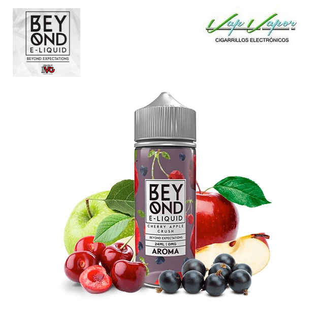 FLAVOUR IVG BEYOND CHERRY APPLE CRUSH 24ml Longfill (bottle 120ml) Cherry, Apple, Blackcurrant