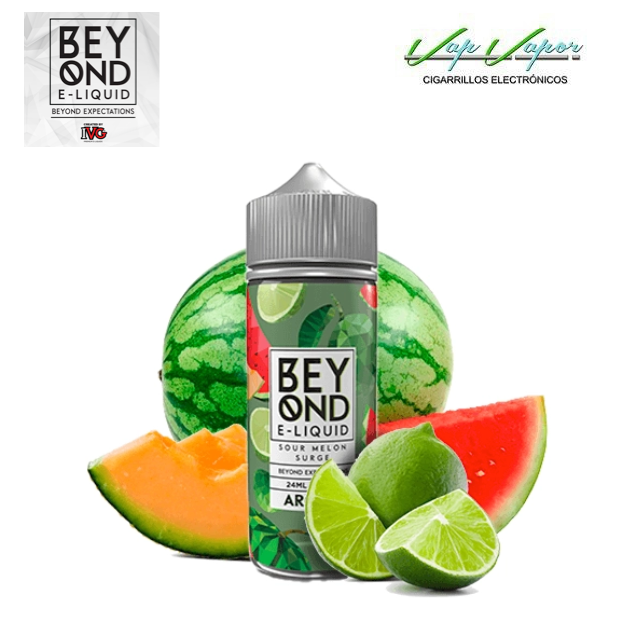 FLAVOUR IVG BEYOND SOUR MELON SURGE 24ml Longfill (bottle 120ml) Melon, Watermelon, Lime