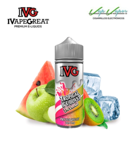 FLAVOUR IVG TROPICAL ICE BLAST 24ml Longfill (bottle 120ml) Kiwi, Watermelon, Apple