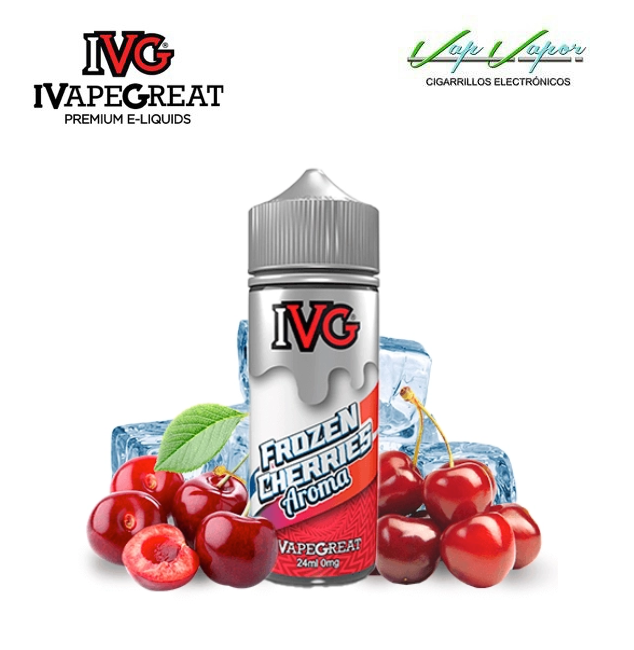 FLAVOUR IVG FROZEN CHERRIES 24ml Longfill (bottle 120ml) Cherries, Ice