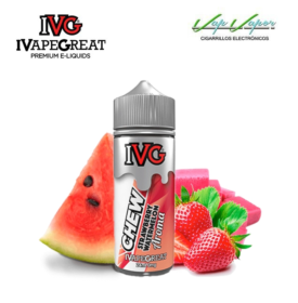 FLAVOUR IVG CHEW STRAWBERRY WATERMELON 24ml Longfill (bottle 120ml) Bubblegum, Strawberry, Watermelon