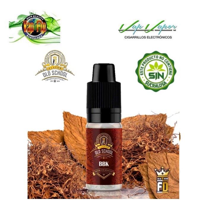 AROMA BBK OLD SCHOOL -Vap Fip 10ml (Tabaco, Dulzor)