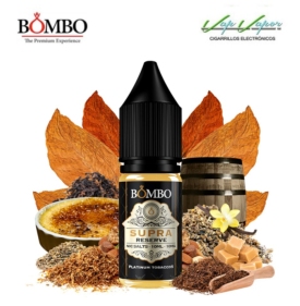 SALES SUPRA RESERVA (Reserve) Platinum Tobaccos by Bombo 10ml (10mg/15mg/20mg)  (50%VG/50%PG) Tabaco Dulce 