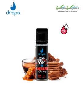 AROMA DROPS All in American Luxury 10ml (para hacer 60ml) con nicotina de 3mg/10mg/20mg (Tabaco)