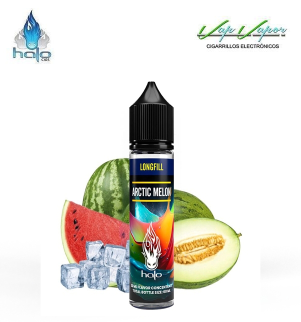 OFERTA!!! AROMA Halo ARCTIC MELON 20ml (0mg) longfill (botella de 60ml) Sandía, Melon, Fresco y Dulce