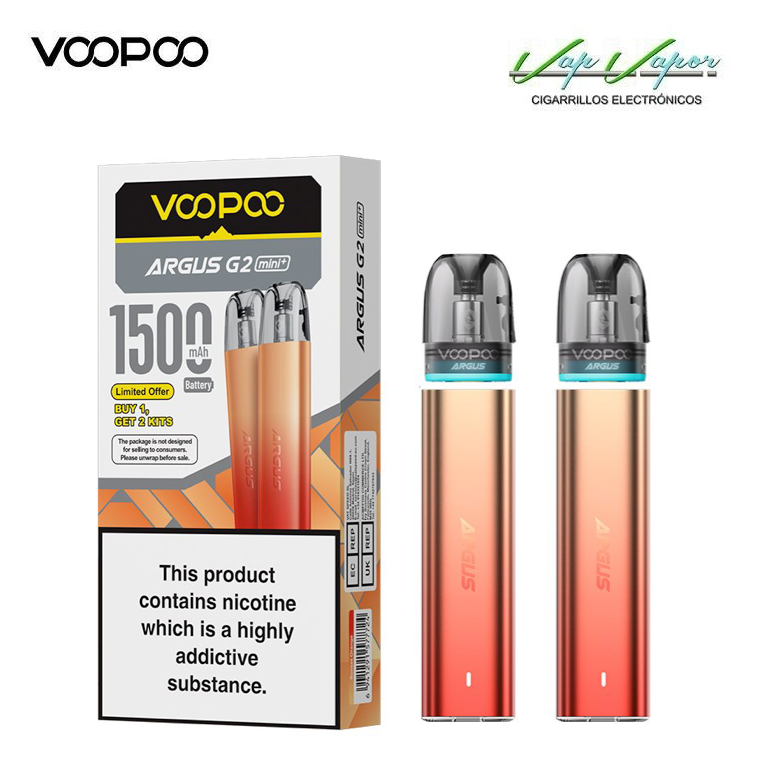 2x1 OFERTA!!! ARGUS G2 Mini PLUS Kit 1500mah 2ml 30W Voopoo