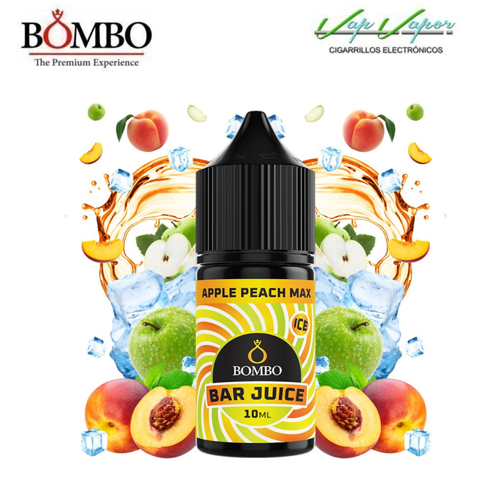 FLAVOUR Apple Peach MAX 10ml minilongfill (inside 30ml bottle) Bar Juice by Bombo