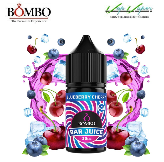 FLAVOUR Blueberry Cherry 10ml minilongfill (inside 30ml bottle) Bar Juice by Bombo