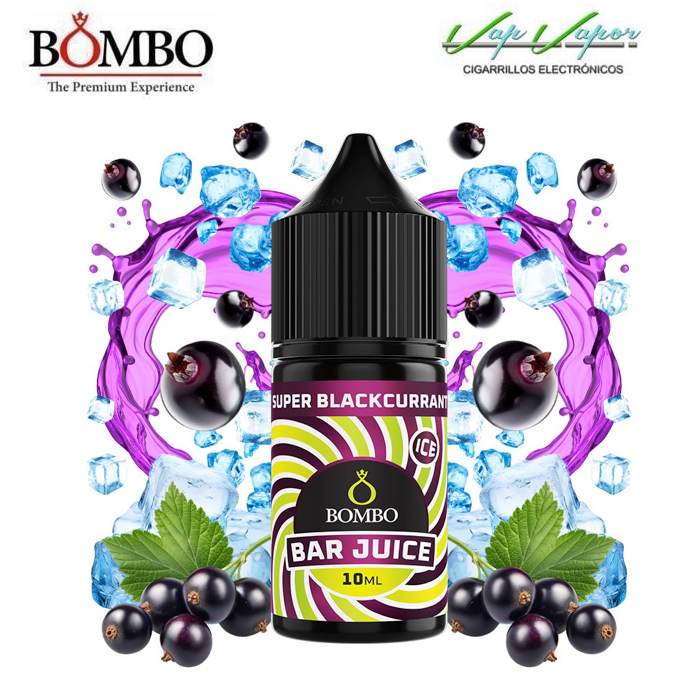 FLAVOUR Super Blackcurrant 10ml minilongfill (inside 30ml bottle) Bar Juice by Bombo