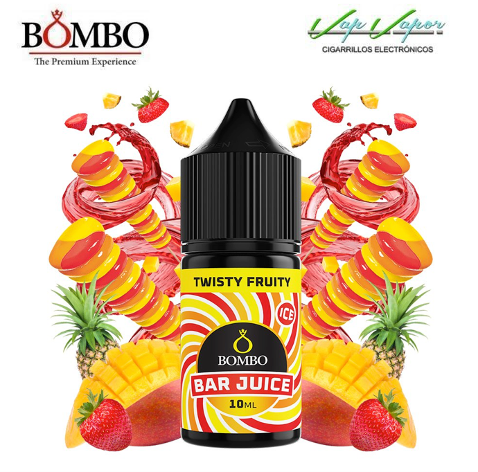 AROMA Twisty Fruity 10ml minilongfill (en botella de 30ml)  Bar Juice by Bombo