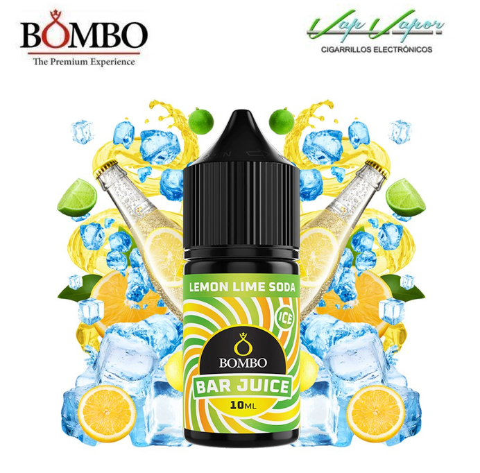 FLAVOUR Lemon Lime Soda ICE 10ml minilongfill (inside 30ml bottle) Bar Juice by Bombo
