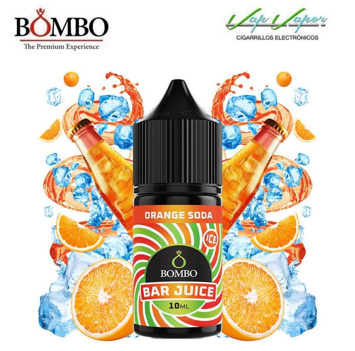 AROMA Orange Soda ICE 10ml minilongfill (en botella de 30ml)  Bar Juice by Bombo