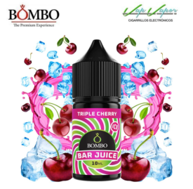 AROMA Triple Cherry ICE 10ml minilongfill (en botella de 30ml)  Bar Juice by Bombo