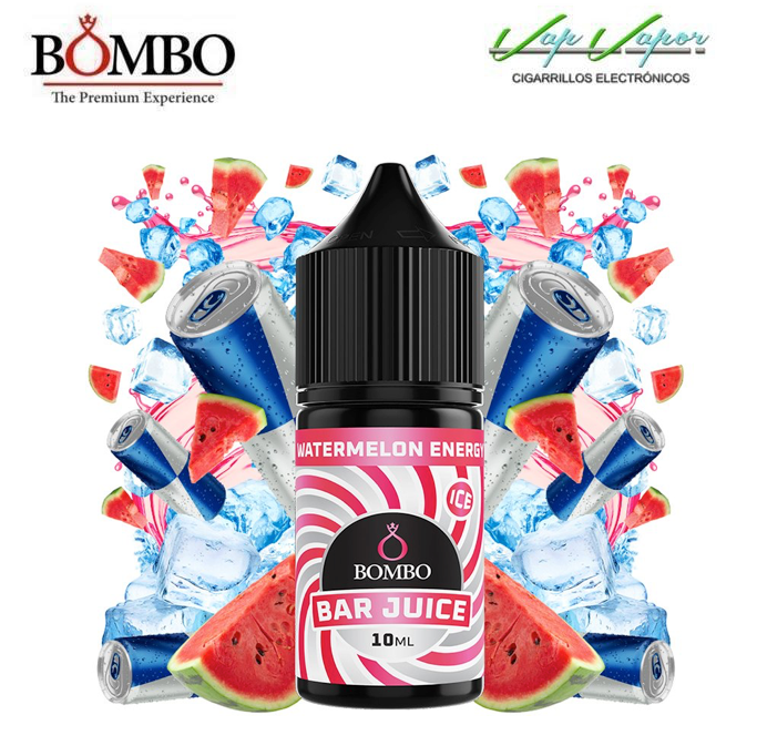 FLAVOUR Watermelon Energy ICE 10ml minilongfill (inside 30ml bottle) Bar Juice by Bombo