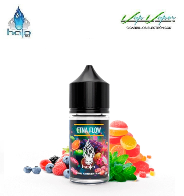 OFERTA!!! AROMA Halo ETNA 30ml (en botella de 30ml) Frutas, Caramelos, Menthol 