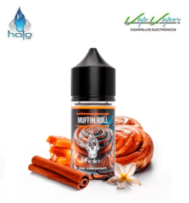 PROMOTION!!! FLAVOUR Halo MUFFIN ROLL 30ml  (inside 30ml bottle)  muffin, vanilla, caramel, cinnamon