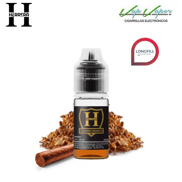CONCENTRATE CIGARRO HABANO Herrera 10ml (en botella de 30ml) Mini Longfill 