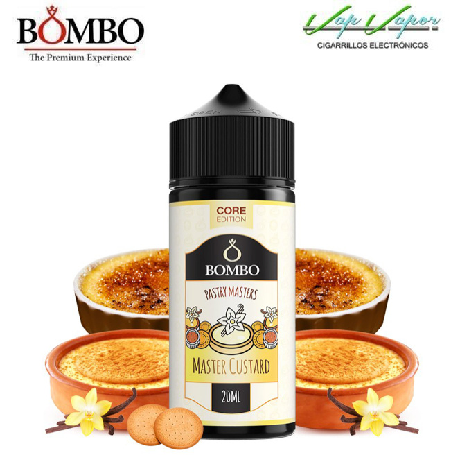 AROMA - Core Edition - MASTER CUSTARD  20ml (en botella de 120ml) Longfill Pastry Masters by Bombo
