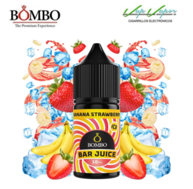AROMA Banana Strawberry ICE 10ml minilongfill (en botella de 30ml)  Bar Juice by Bombo