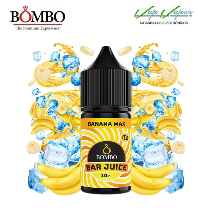 AROMA Banana MAX 10ml minilongfill (en botella de 30ml)  Bar Juice by Bombo