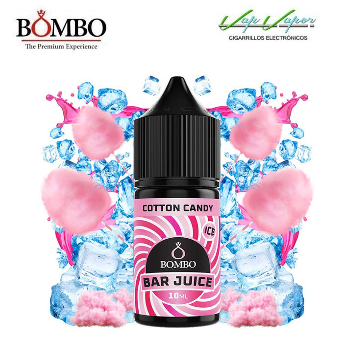 AROMA Cotton Candy ICE 10ml minilongfill (en botella de 30ml)  Bar Juice by Bombo