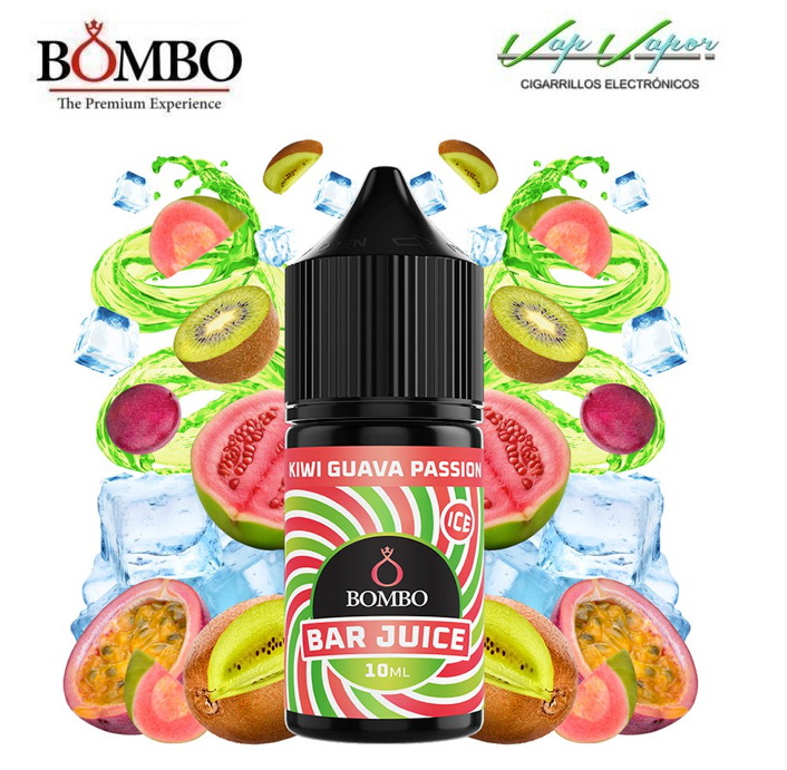 AROMA Kiwi Guava Passion ICE 10ml minilongfill (en botella de 30ml)  Bar Juice by Bombo