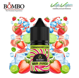 AROMA Strawberry Lime ICE 10ml minilongfill (en botella de 30ml)  Bar Juice by Bombo