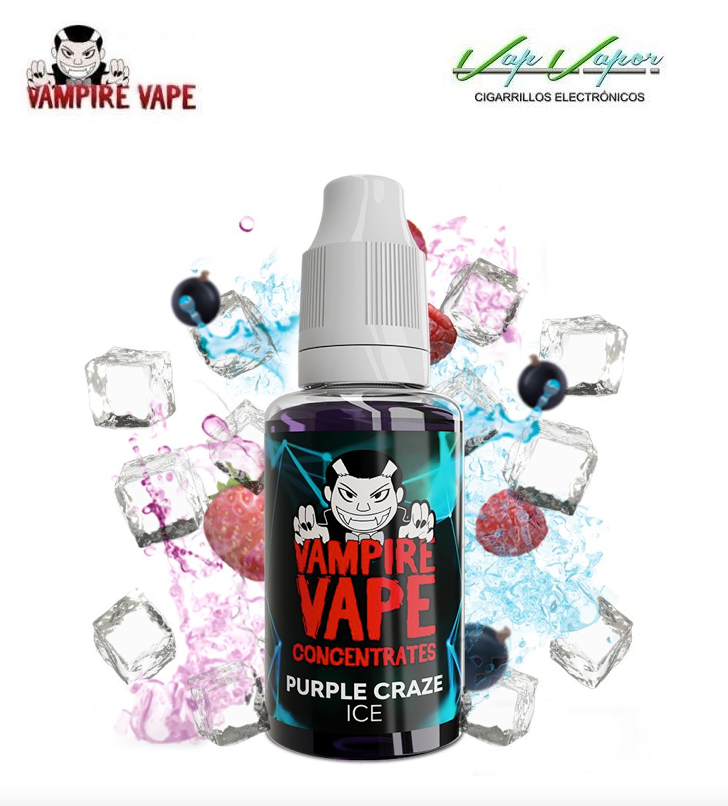 FLAVOUR - Purple Craze ICE 30ml Vampire Vape (with freshness)