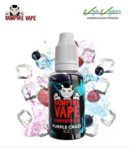 FLAVOUR - Purple Craze ICE 30ml Vampire Vape (with freshness)