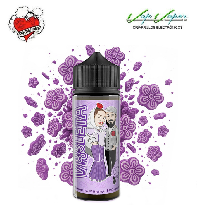 FLAVOUR Violeta Vapemoniadas 40ml (longfill) botella de 120ml 