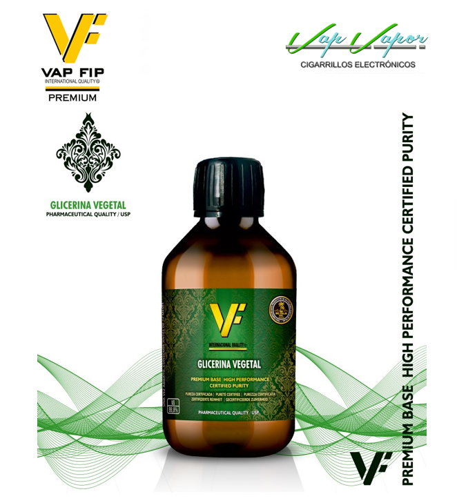 Base Vap Fip 100% VG 30ml/60ml/100ml/200ml/500ml/1000ml 