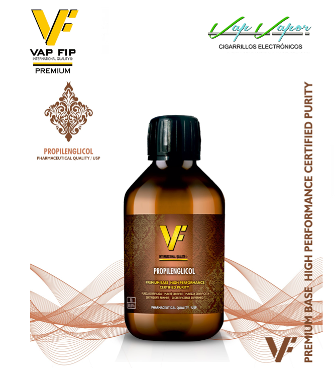 Base Vap Fip 100% PG 30ml/60ml/100ml/200ml/500ml/1000ml 
