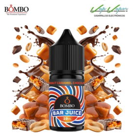 AROMA Peanut Chocolate Caramel 10ml minilongfill (en botella de 30ml)  Bar Juice by Bombo