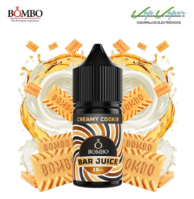 AROMA Creamy Cookie 10ml minilongfill (en botella de 30ml)  Bar Juice by Bombo