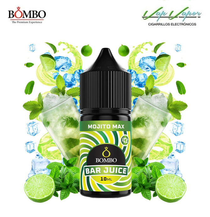 AROMA Mojito MAX ICE 10ml minilongfill (en botella de 30ml)  Bar Juice by Bombo