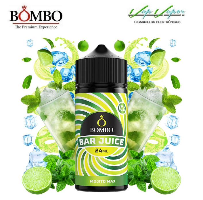 AROMA Mojito MAX ICE 24ml (en botella de 120ml) Longfill Bar Juice by Bombo