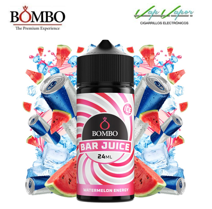 AROMA Watermelon Energy ICE 24ml (en botella de 120ml) Longfill Bar Juice by Bombo