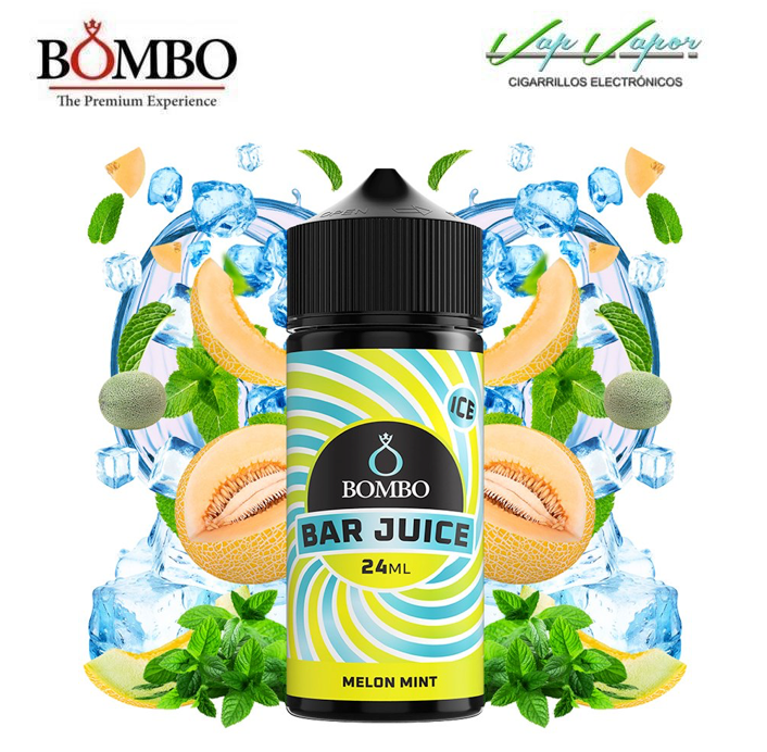 FLAVOUR Melon Mint ICE 24ml (bottle of 120ml) Longfill Bar Juice by Bombo