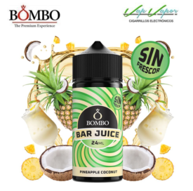 AROMA Pineapple Coconut SIN FRESCOR 24ml (en botella de 120ml) Longfill Bar Juice by Bombo