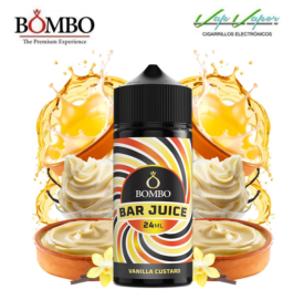 AROMA Vanilla Custard 24ml (en botella de 120ml) Longfill Bar Juice by Bombo