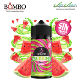 AROMA Watermelon MAX SIN FRESCOR 24ml (en botella de 120ml) Longfill Bar Juice by Bombo