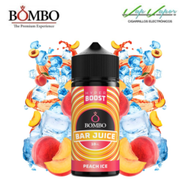 AROMA HYPER BOOST Peach ICE 10ml (en botella de 120ml) Longfill Bar Juice by Bombo (Melocotón, Frescor)