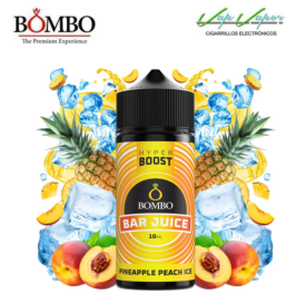 AROMA HYPER BOOST Pineapple Peach ICE 10ml (en botella de 120ml) Longfill Bar Juice by Bombo