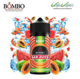 AROMA HYPER BOOST Watermelon Papaya ICE 10ml (en botella de 120ml) Longfill Bar Juice by Bombo (Sandía, Papaya, Frescor)
