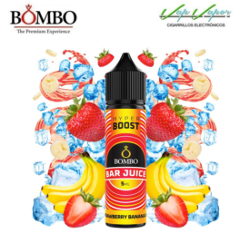 AROMA HYPER BOOST Strawberry Banana ICE 5ml (en botella de 60ml) Longfill Bar Juice by Bombo 