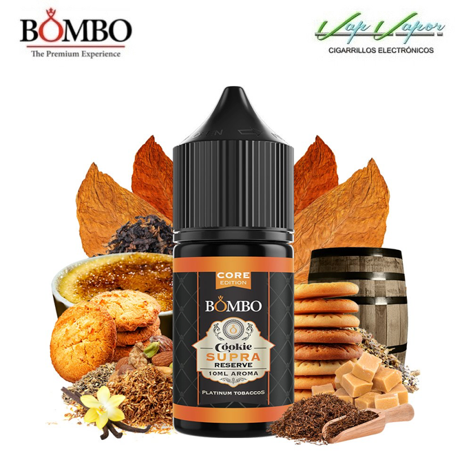 FLAVOUR - Core Edition - COOKIE SUPRA RESERVE 10ml 0mg (inside 30ml bottle) - Minilongfill - Bombo 
